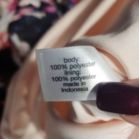 Lane Bryant maxi dress floral pink size 26 28 - Picture 3 of 6